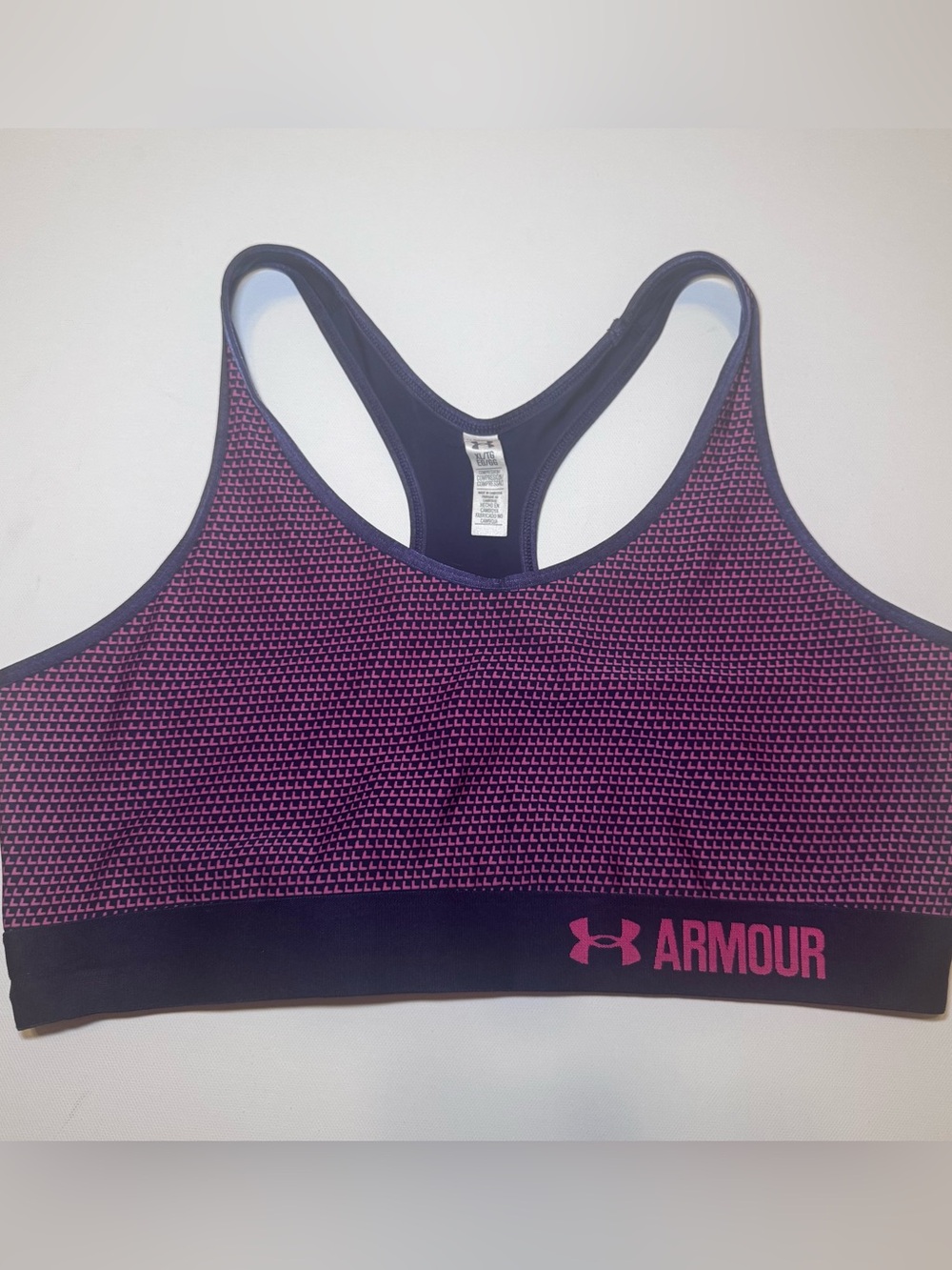 Under Armour Pink High Impact Racerback Sports Bra